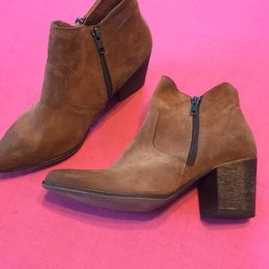Freebird Brown Leather Booties
